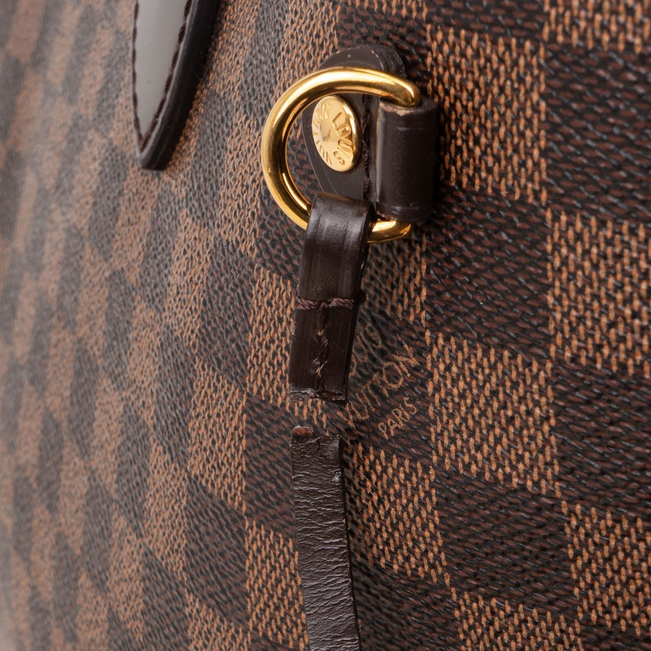 Louis Vuitton Louis Vuitton Monogram Damier Ebene Canvas Neverfull MM Shoulder Bag Bruin