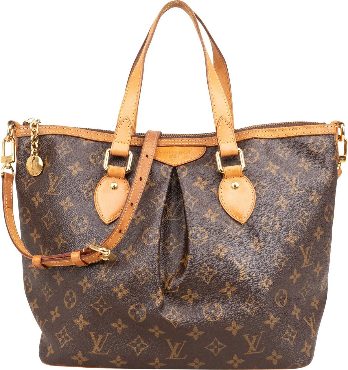 Louis Vuitton Louis Vuitton Monogram Canvas Palermo PM Handbag Bruin