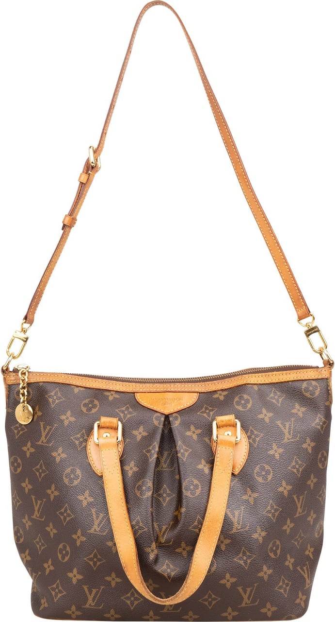 Louis Vuitton Louis Vuitton Monogram Canvas Palermo PM Handbag Bruin