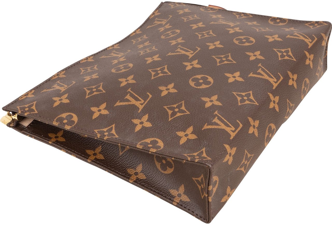 Louis Vuitton Louis Vuitton Monogram Canvas Toiletry 26 Clutch Bruin