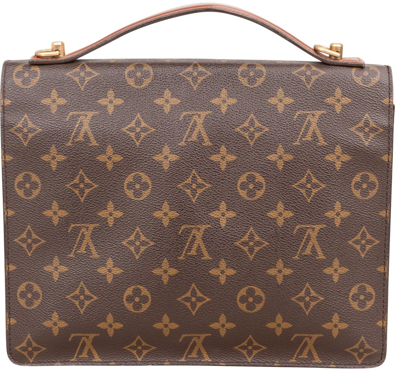 Louis Vuitton Louis Vuitton Monogram Canvas Monceau Handbag Bruin