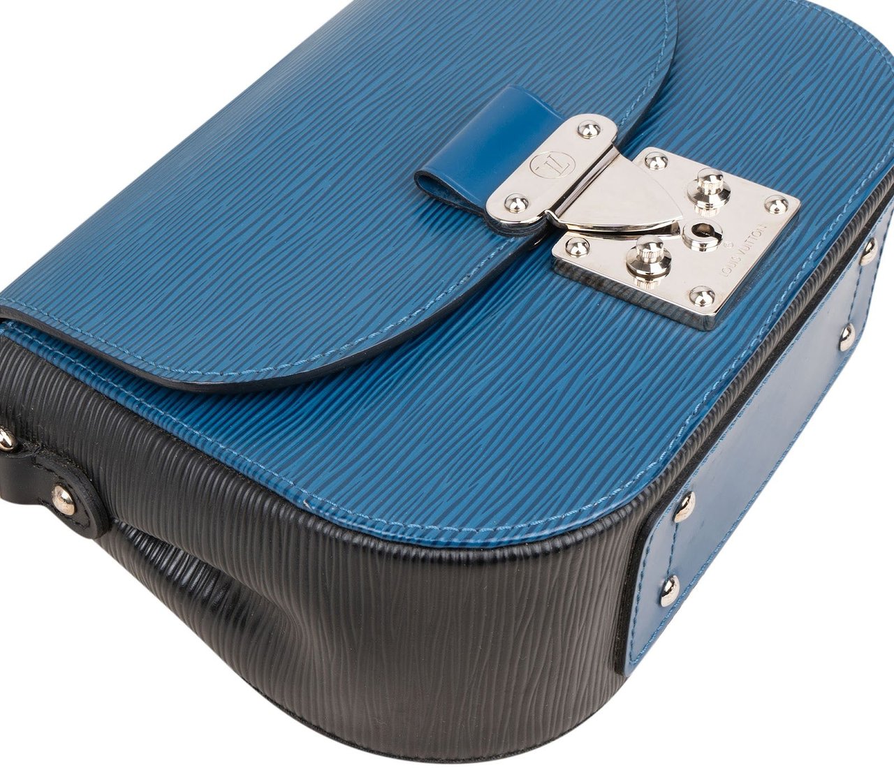 Louis Vuitton Louis Vuitton Blue Epi Leather Eden PM Crossbody Handbag Blauw