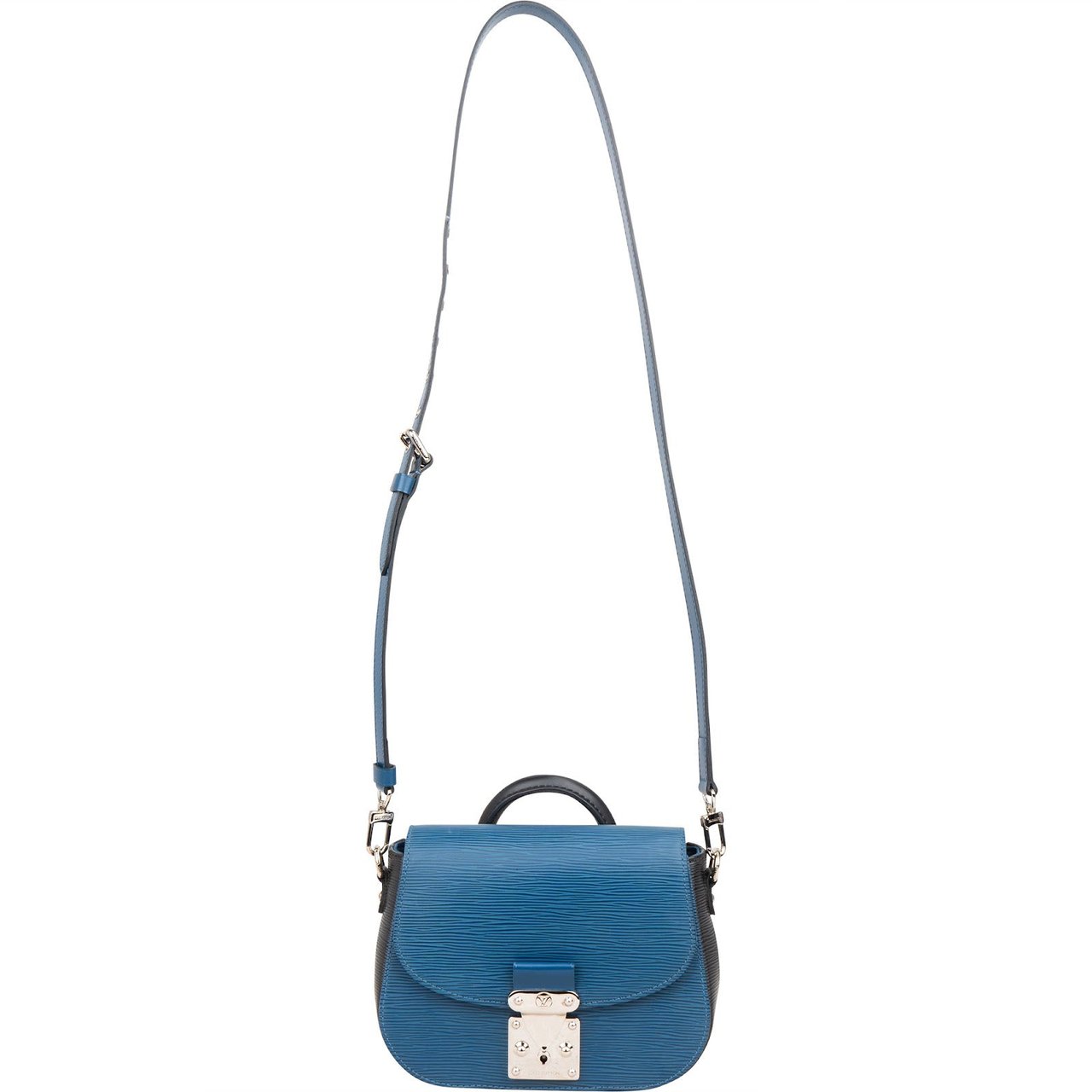 Louis Vuitton Louis Vuitton Blue Epi Leather Eden PM Crossbody Handbag Blauw