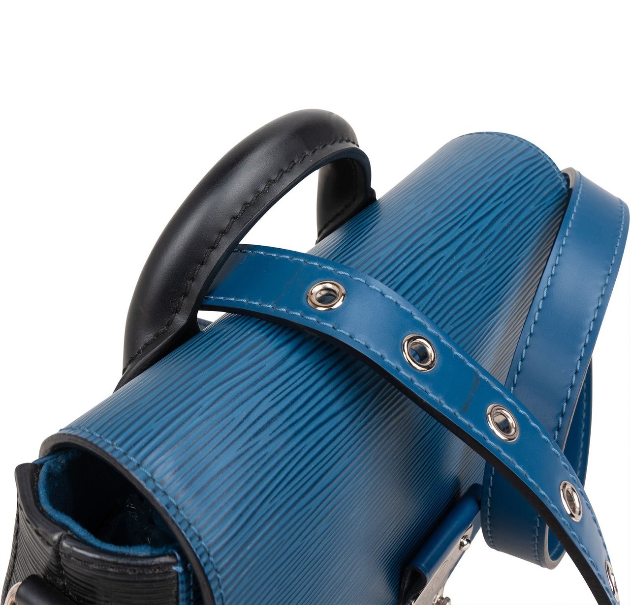 Louis Vuitton Louis Vuitton Blue Epi Leather Eden PM Crossbody Handbag Blauw