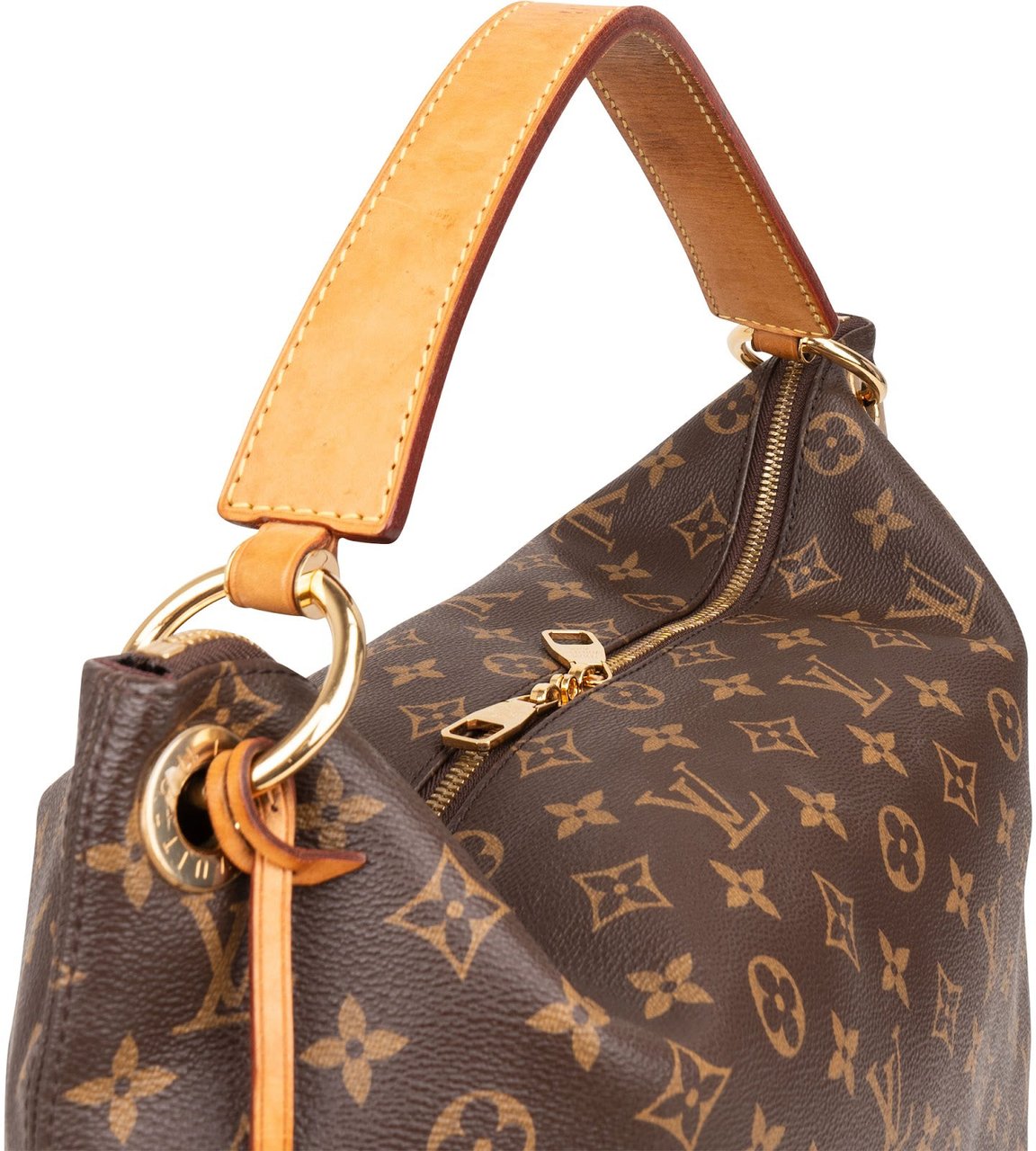 Louis Vuitton Louis Vuitton Monogram Canvas Berri MM Shoulder Bag Bruin
