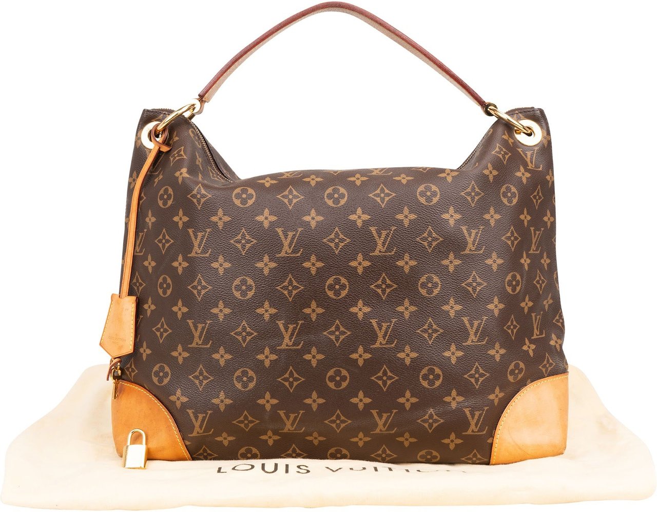 Louis Vuitton Louis Vuitton Monogram Canvas Berri MM Shoulder Bag Bruin