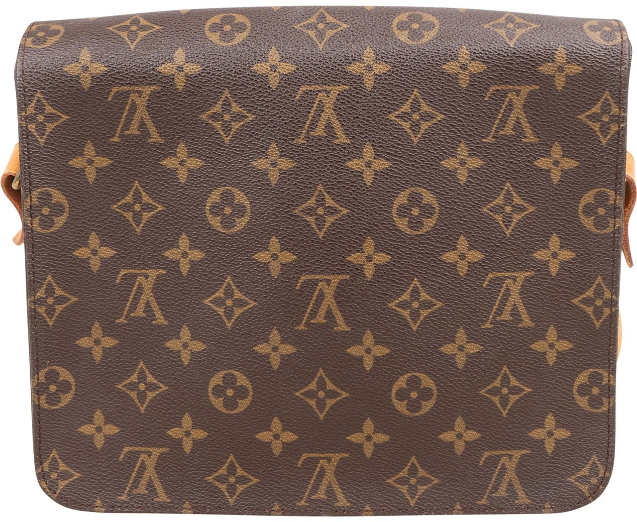 Louis Vuitton Louis Vuitton Monogram Canvas Cartouchiere GM Crossbody Bag Bruin