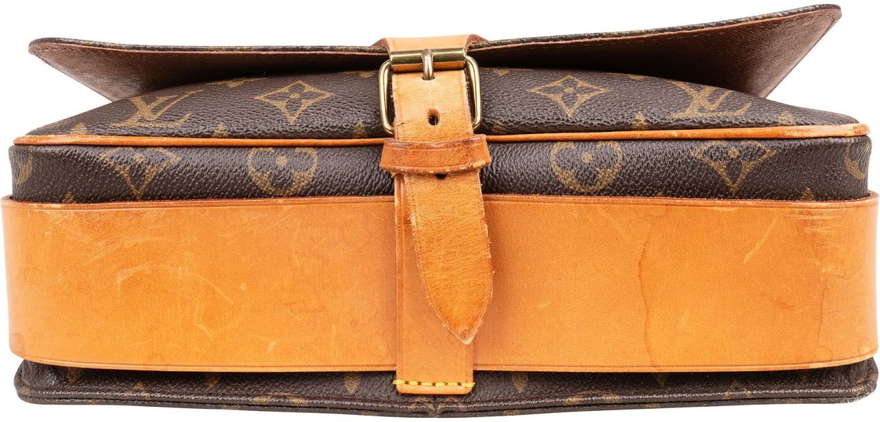 Louis Vuitton Louis Vuitton Monogram Canvas Cartouchiere GM Crossbody Bag Bruin