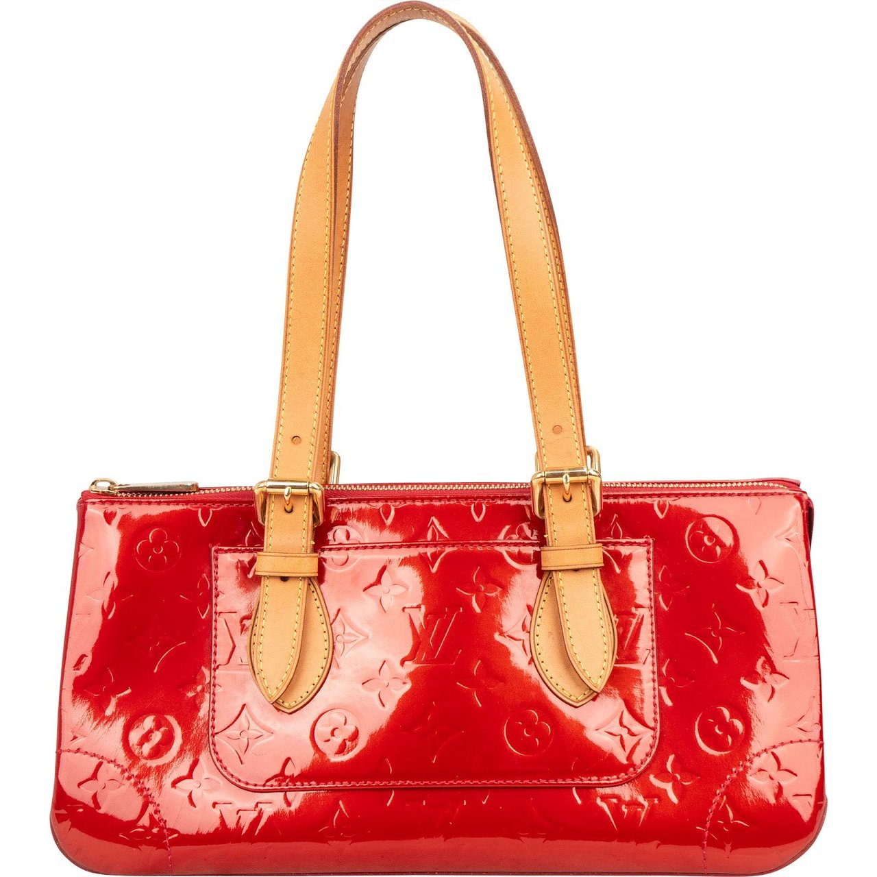 Louis Vuitton Louis Vuitton Monogram Vernis Rosewood Shoulder Bag Rood