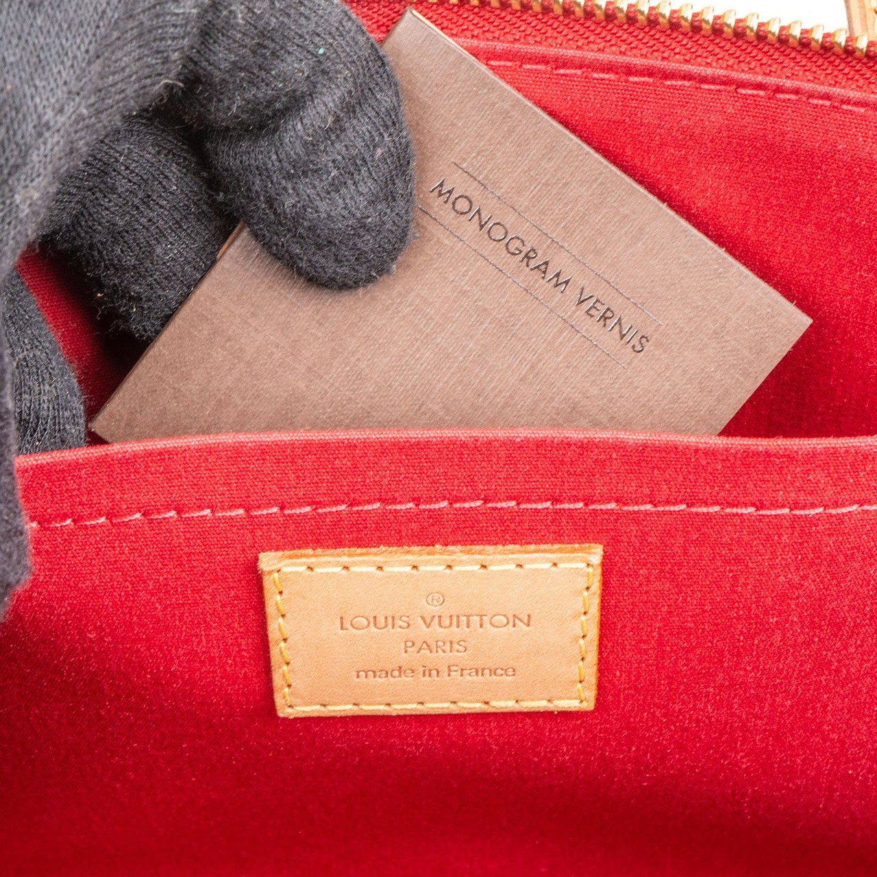 Louis Vuitton Louis Vuitton Monogram Vernis Rosewood Shoulder Bag Rood