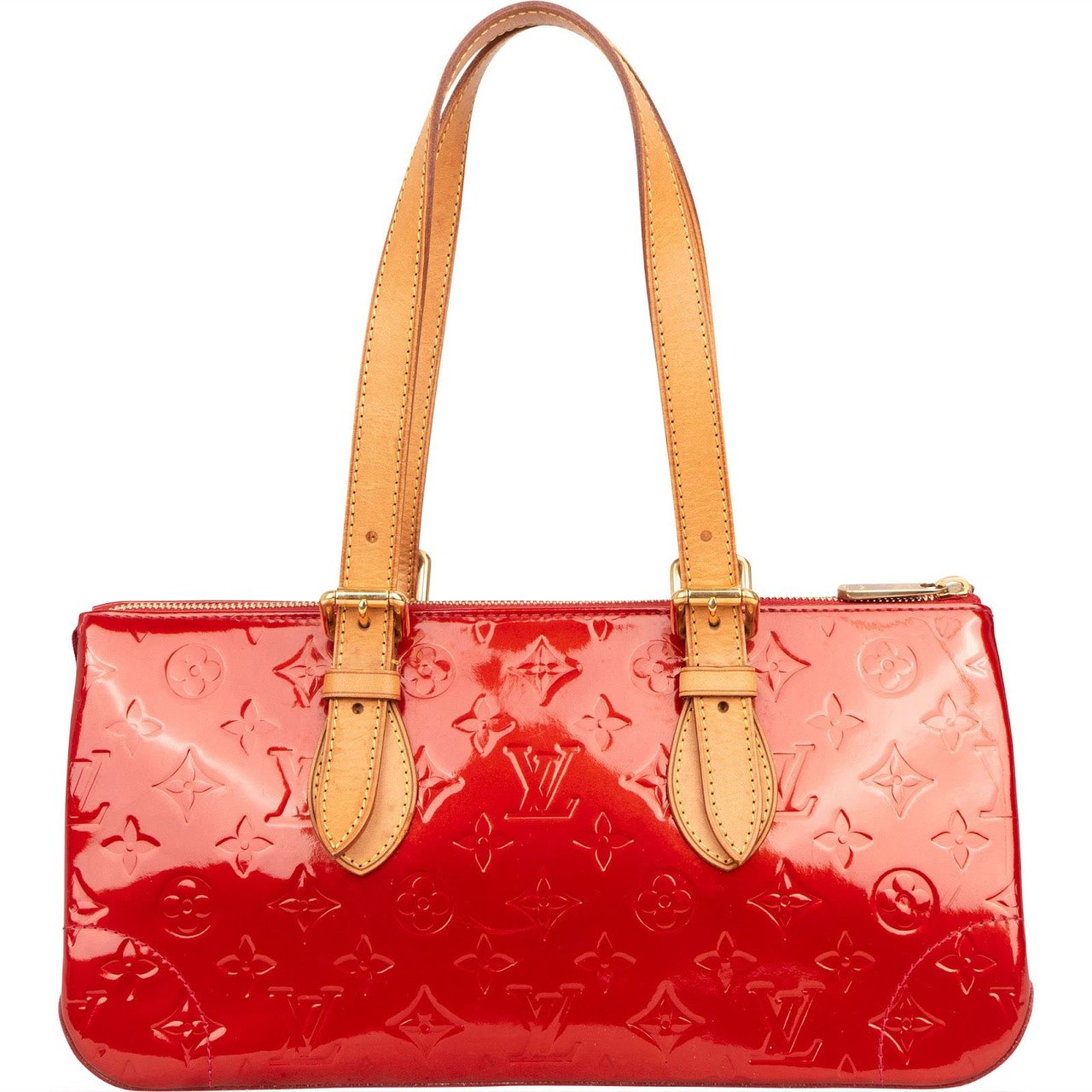 Louis Vuitton Louis Vuitton Monogram Vernis Rosewood Shoulder Bag Rood