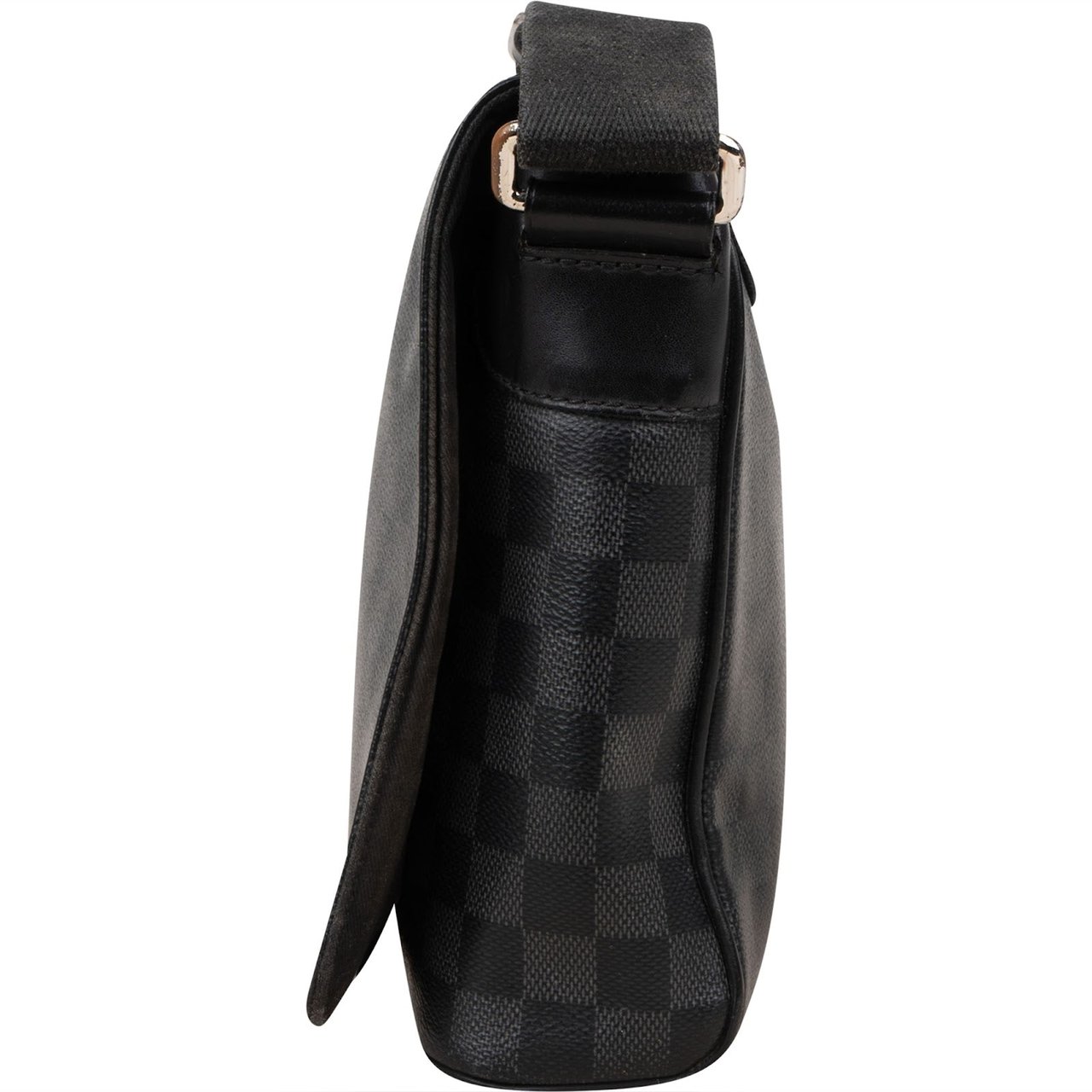 Louis Vuitton Louis Vuitton Monogram Damier Graphite Canvas District PM Crossbody Bag Zwart