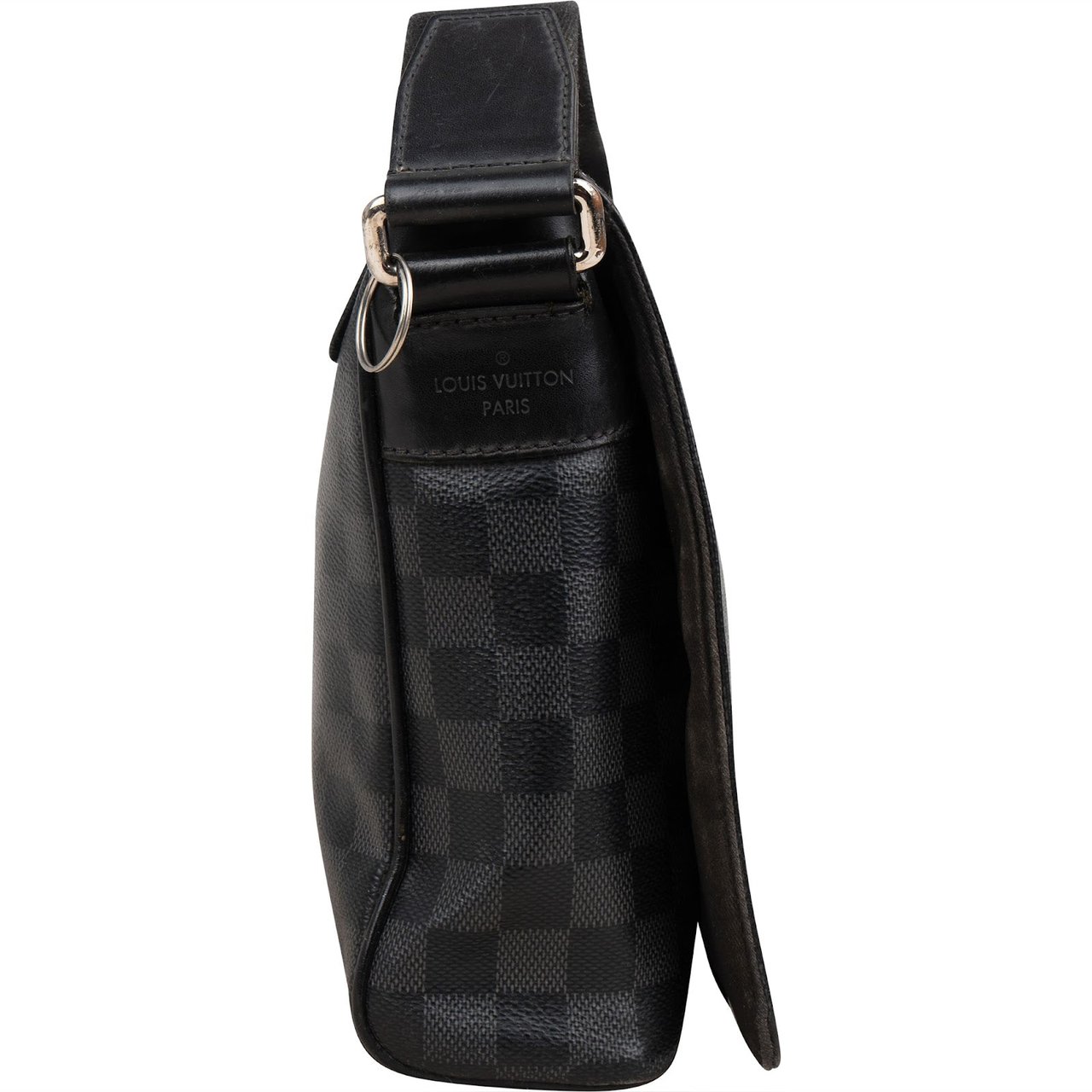 Louis Vuitton Louis Vuitton Monogram Damier Graphite Canvas District PM Crossbody Bag Zwart