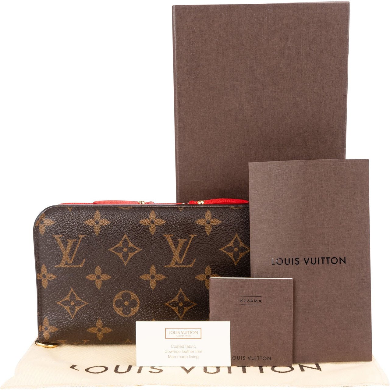 Louis Vuitton Limited Monogram Canvas Kusama Waves Isolite Zippy Wallet Bruin