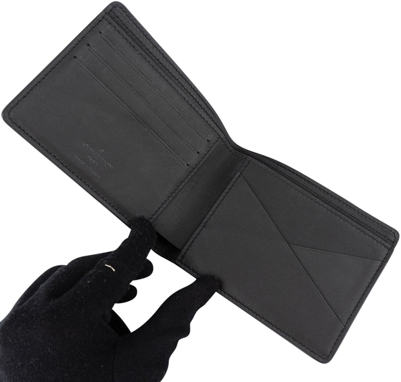 Louis Vuitton Louis Vuitton Monogram Shadow Multiple Wallet Zwart