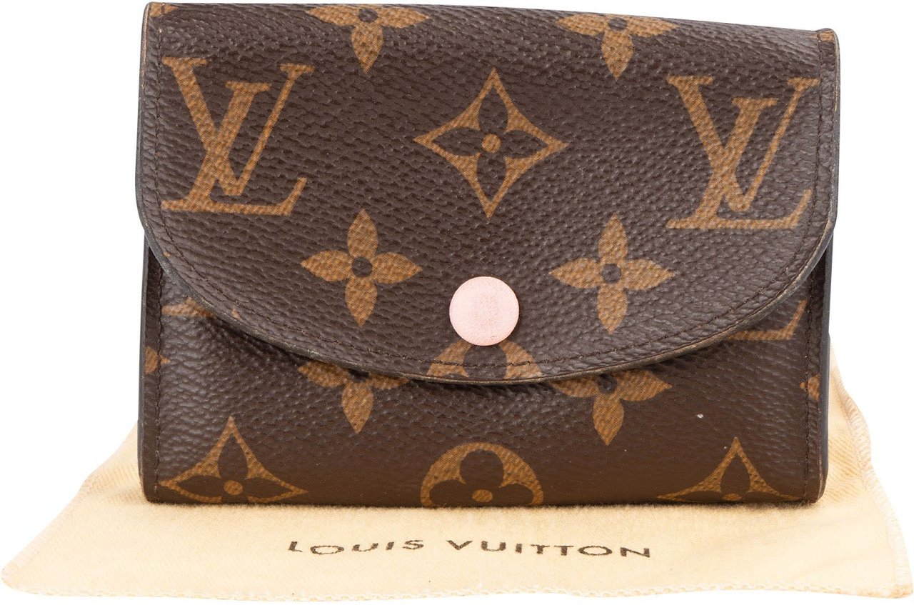 Louis Vuitton Monogram Canvas Rosalie Coin Purse Wallet Bruin
