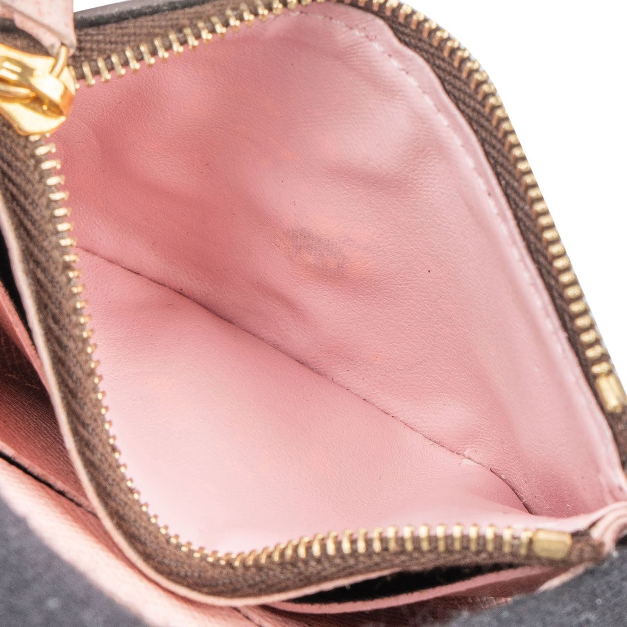 Louis Vuitton Monogram Canvas Rosalie Coin Purse Wallet Bruin