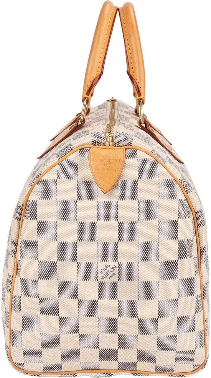 Louis Vuitton Louis Vuitton Monogram Damier Azur Speedy 30 Handbag Divers
