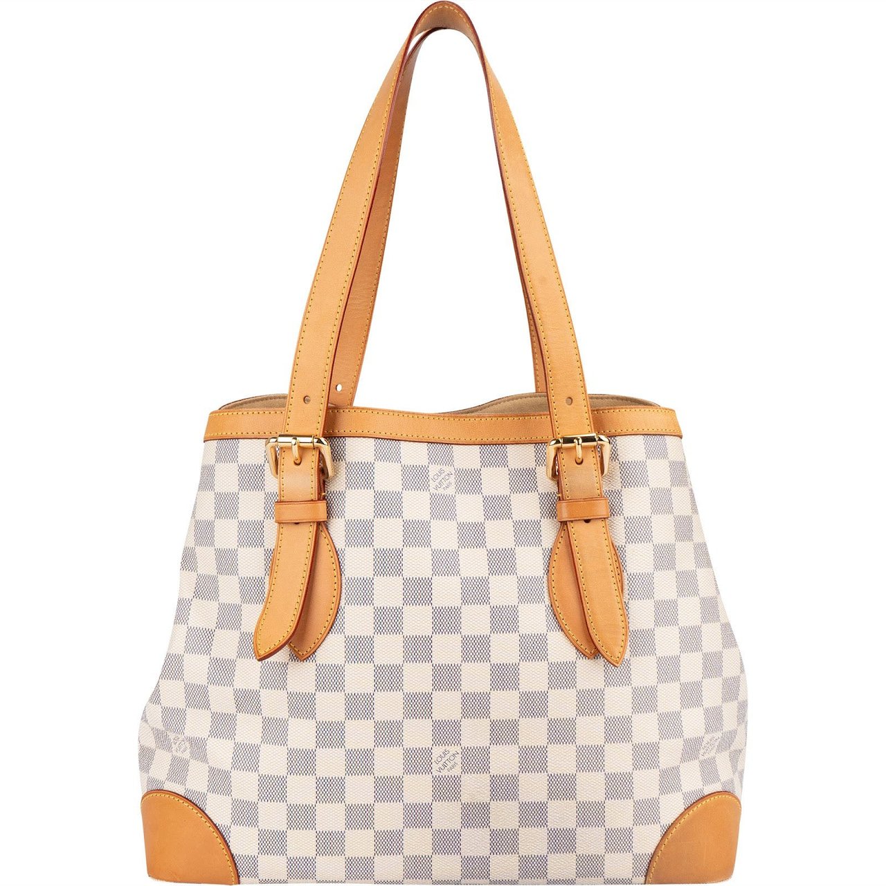 Louis Vuitton Louis Vuitton Monogram Damier Azur Hampstead GM Shoulder Bag Wit