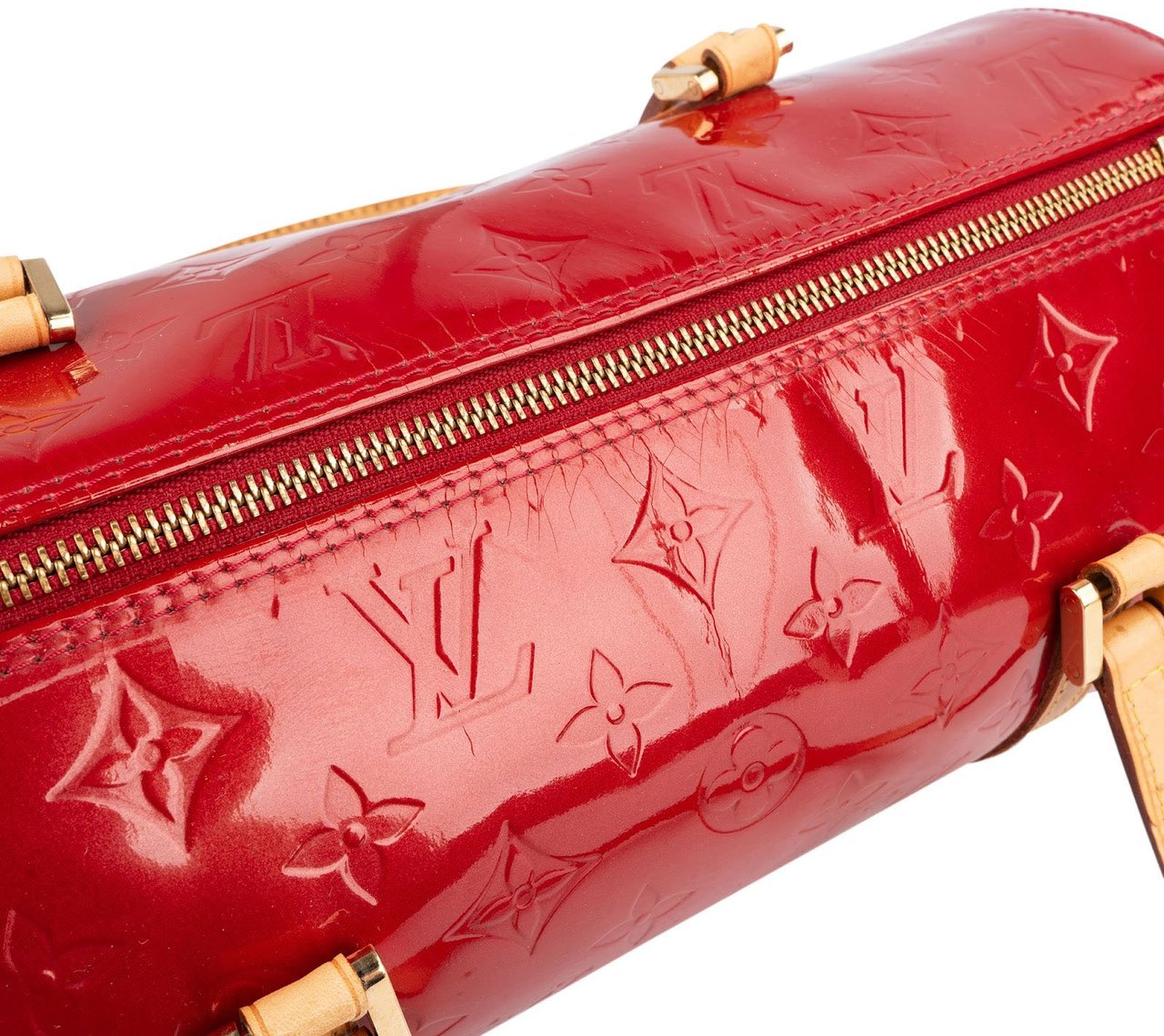 Louis Vuitton Louis Vuitton Monogram Vernis Bedford Handbag Rood