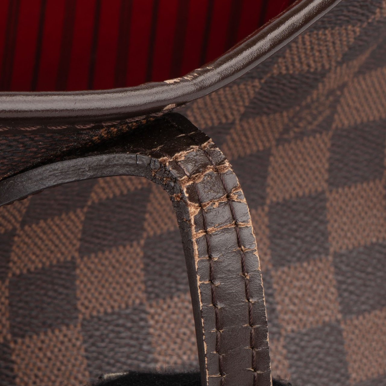 Louis Vuitton Louis Vuitton Monogram Damier Ebene Canvas Neverfull MM Shoulder Bag Bruin