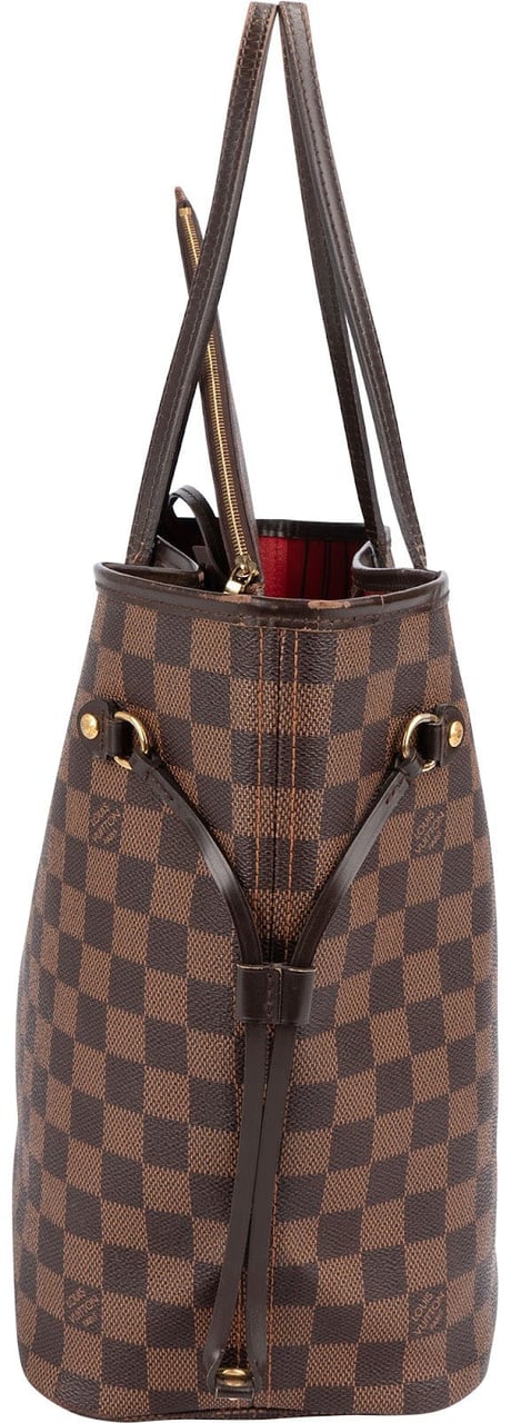 Louis Vuitton Louis Vuitton Monogram Damier Ebene Canvas Neverfull MM Shoulder Bag Bruin