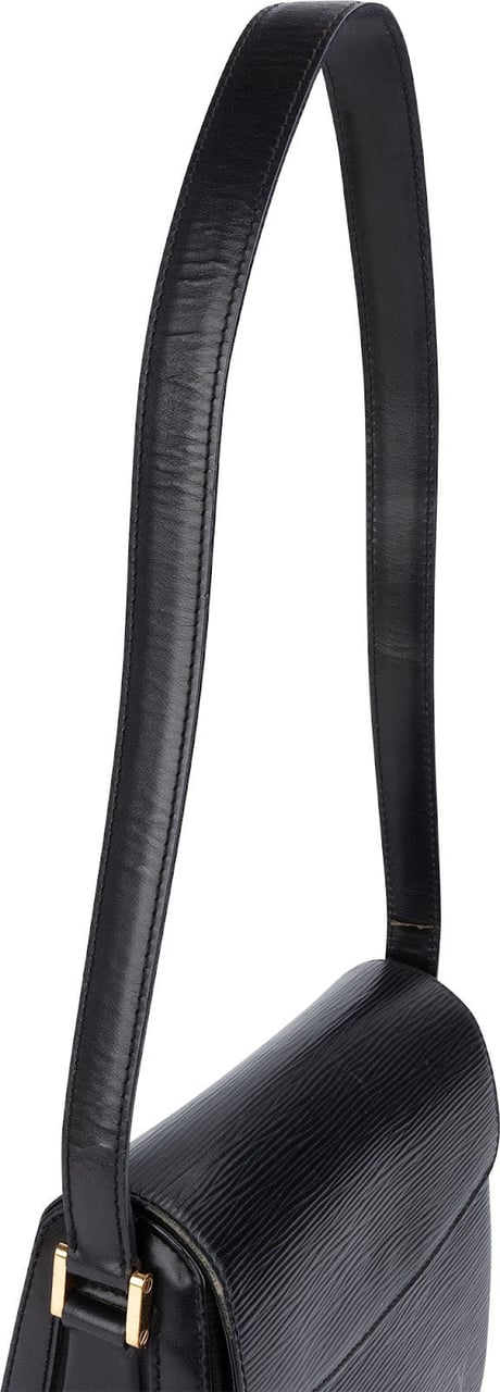 Louis Vuitton Louis Vuitton Noir Epi Leather Buci Shoulder Bag Zwart