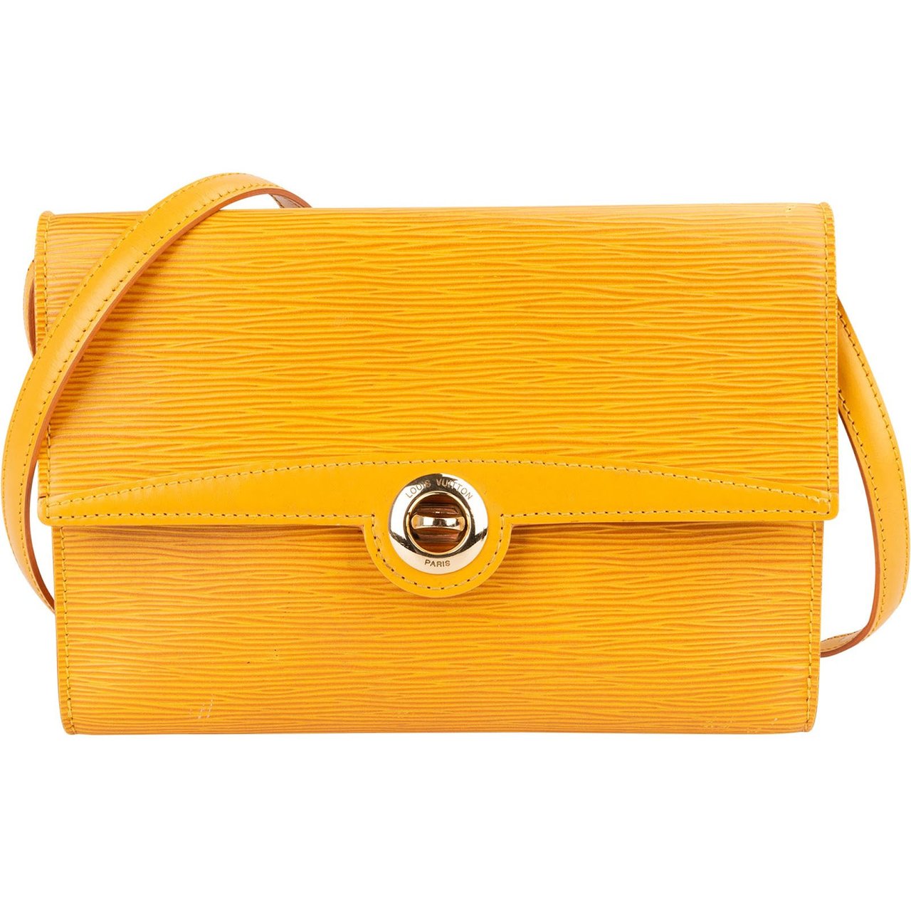Louis Vuitton Louis Vuitton Yellow Epi Leather Sac D'epaule Crossbody Bag Geel