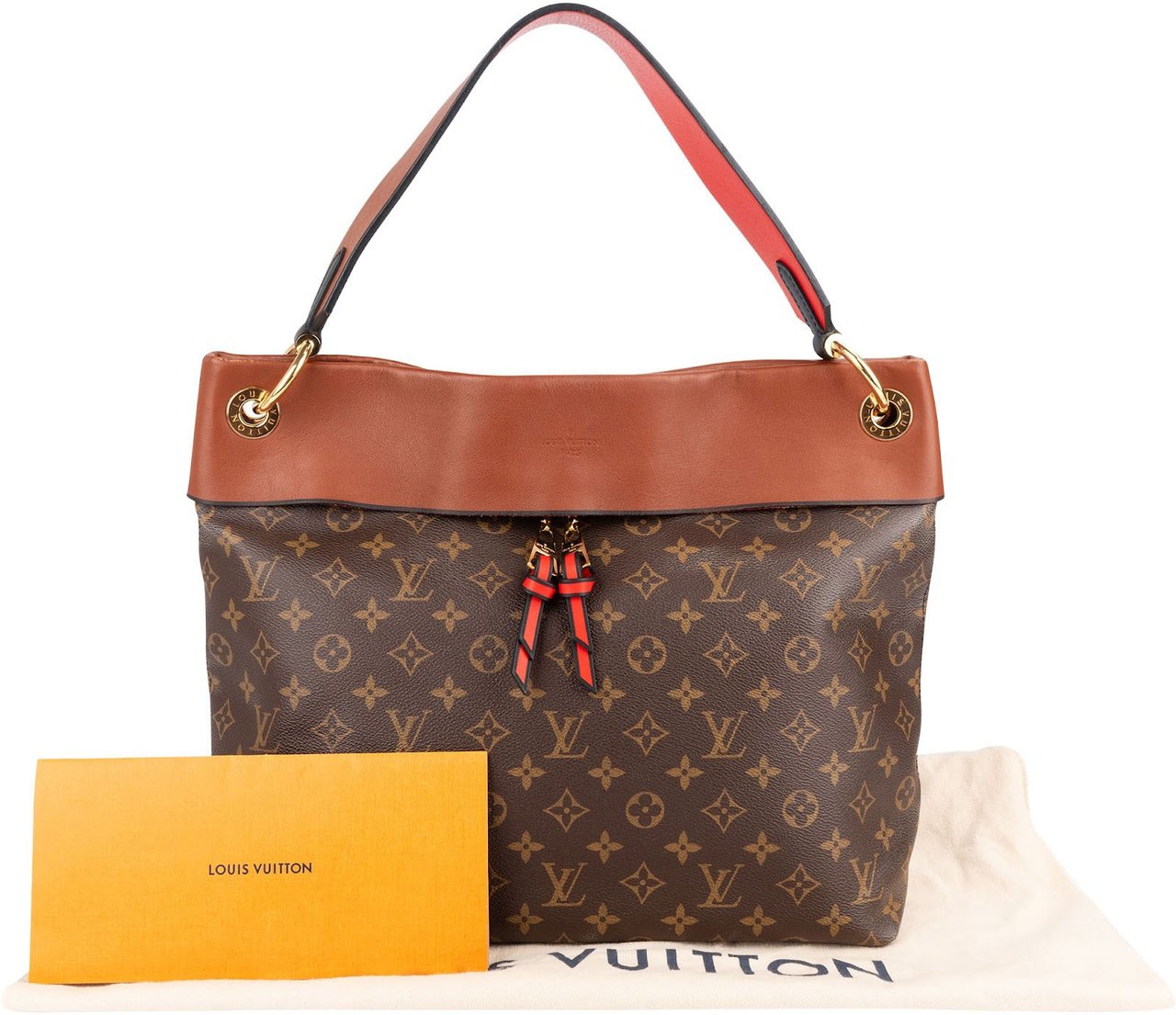 Louis Vuitton Louis Vuitton Monogram Canvas Tuileries Hobo Shoulder Bag Bruin