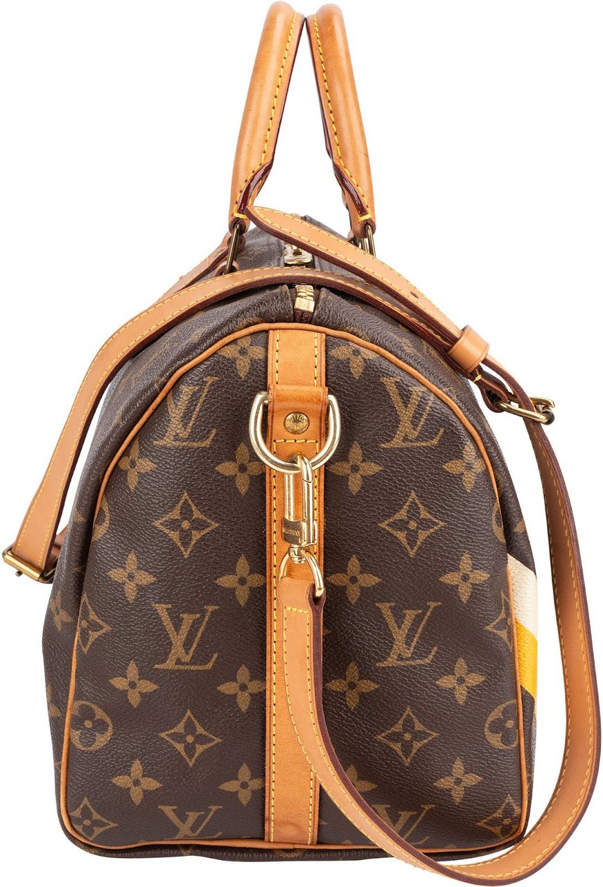 Louis Vuitton Louis Vuitton Monogram Canvas ID Speedy 30 Bandoulière Handbag Bruin