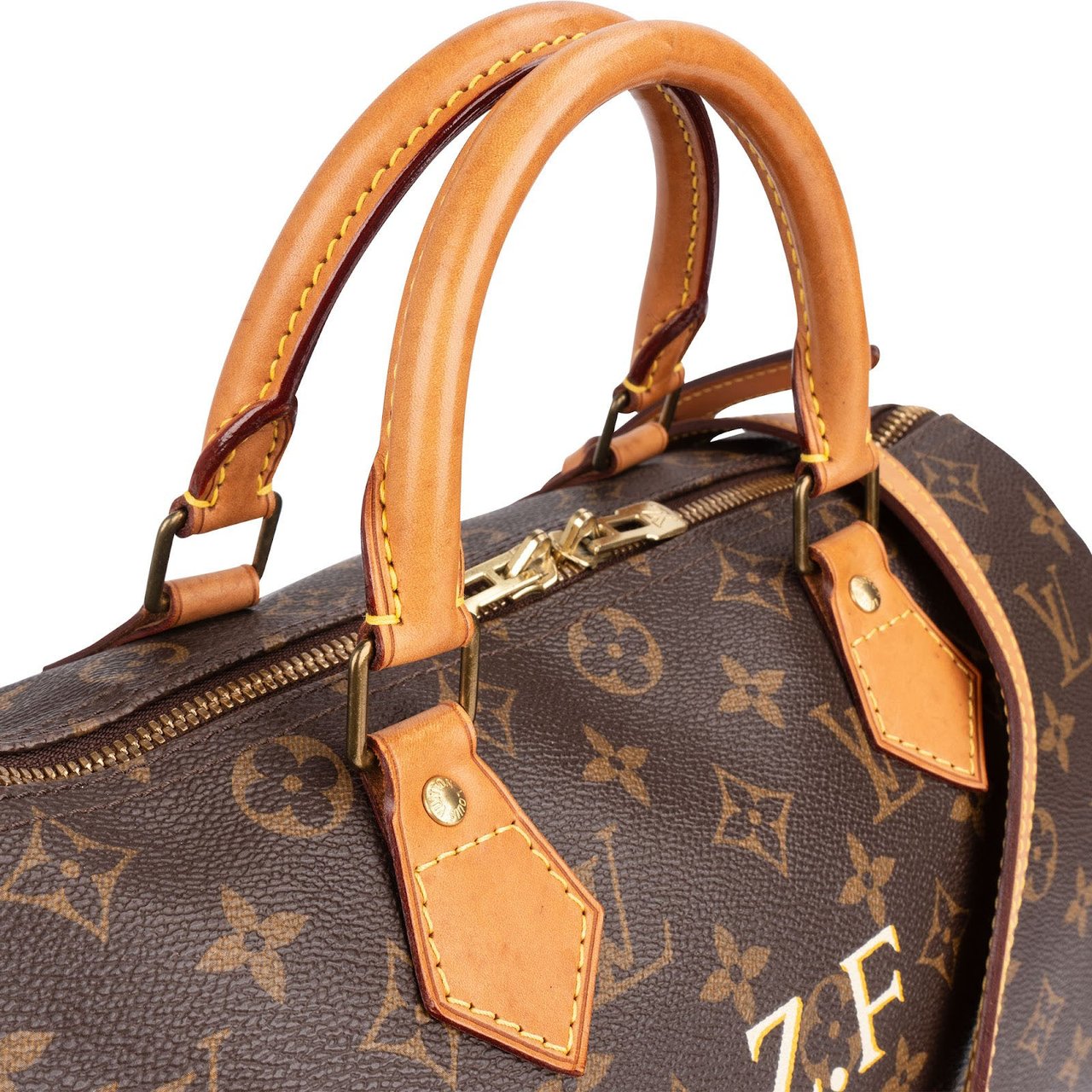 Louis Vuitton Louis Vuitton Monogram Canvas ID Speedy 30 Bandoulière Handbag Bruin