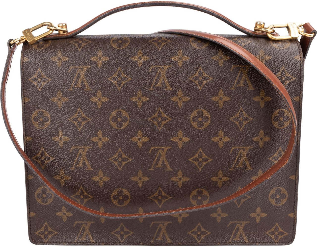 Louis Vuitton Louis Vuitton Monogram Canvas Monceau Handbag Bruin