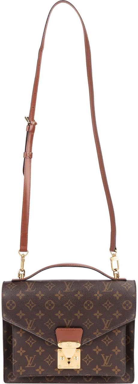 Louis Vuitton Louis Vuitton Monogram Canvas Monceau Handbag Bruin
