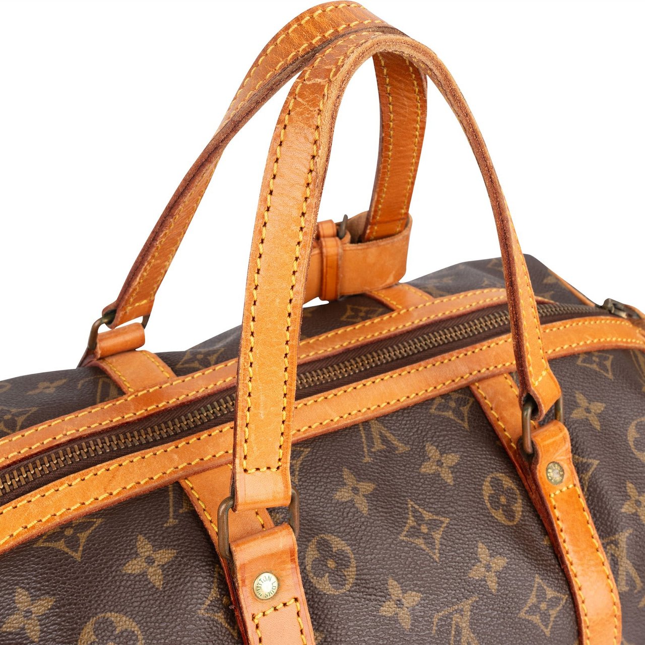 Louis Vuitton Louis Vuitton Monogram Canvas Sac Souple 35 Handbag Bruin