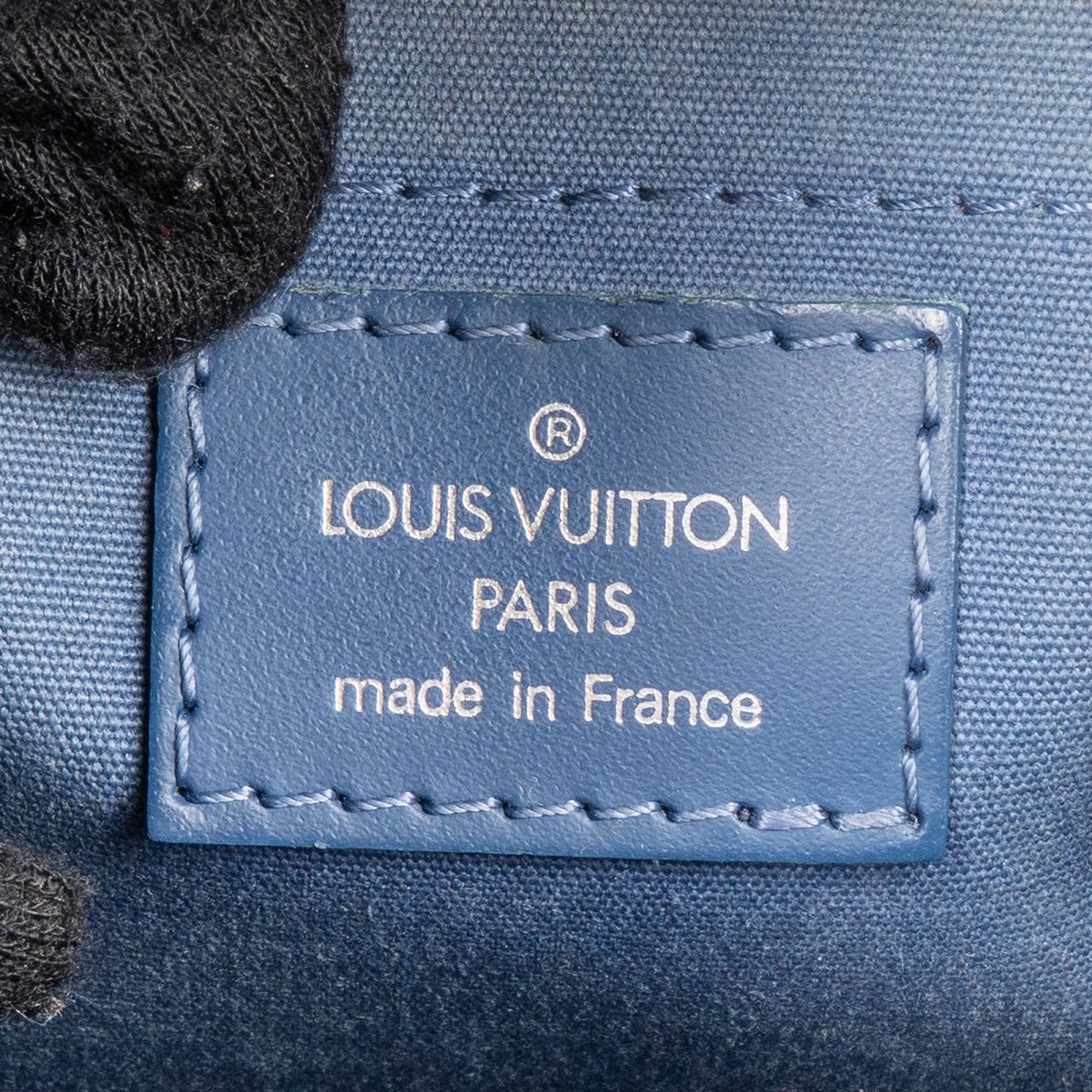 Louis Vuitton Louis Vuitton Blue Epi Leather Mandara PM Shoulder Bag Blauw