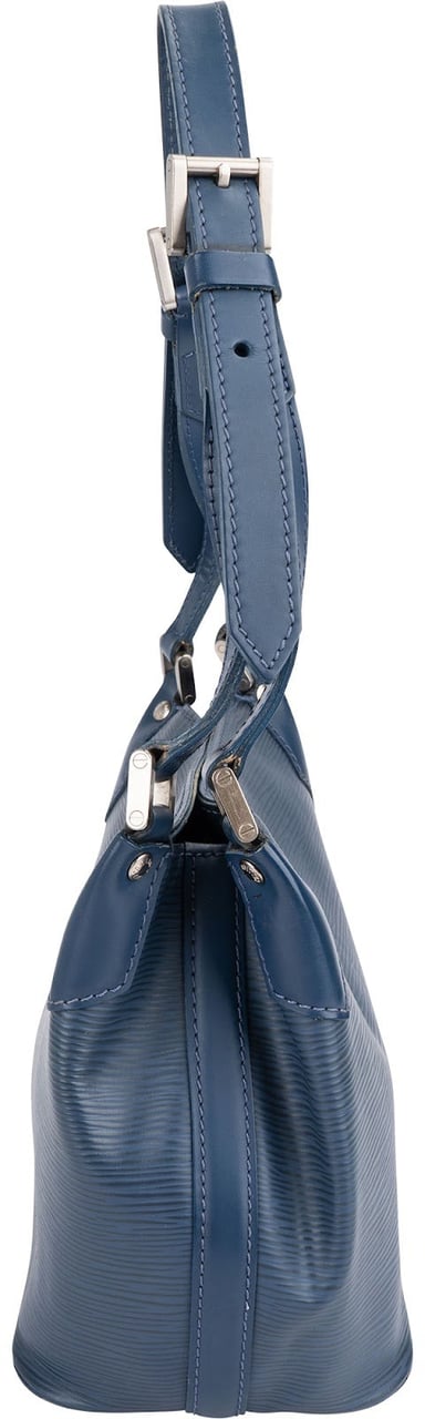 Louis Vuitton Louis Vuitton Blue Epi Leather Mandara PM Shoulder Bag Blauw