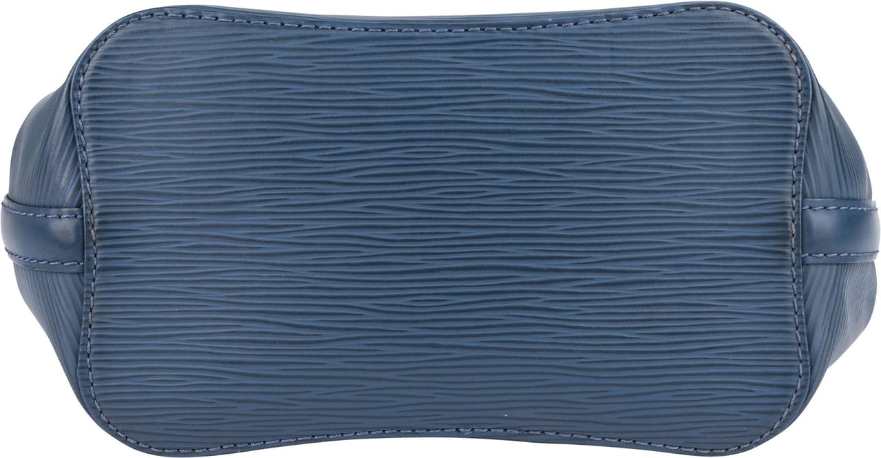 Louis Vuitton Louis Vuitton Blue Epi Leather Mandara PM Shoulder Bag Blauw