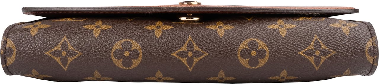Louis Vuitton Louis Vuitton Monogram Canvas Pochette Bordeaux Crossbody Bag Bruin