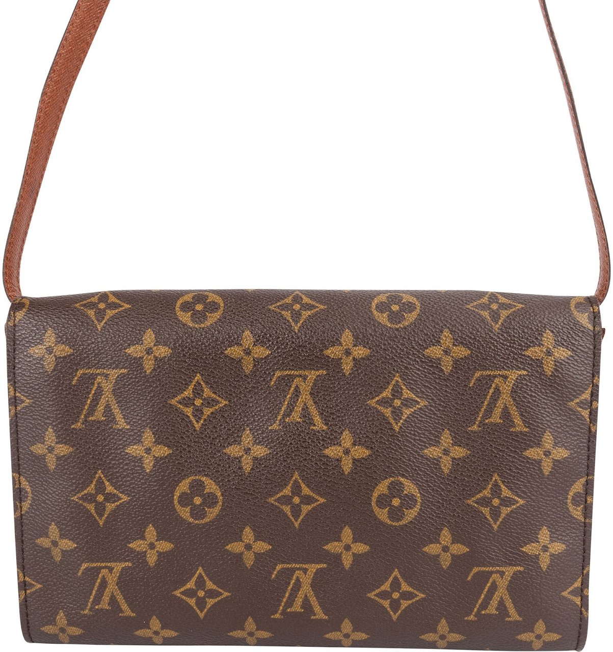 Louis Vuitton Louis Vuitton Monogram Canvas Pochette Bordeaux Crossbody Bag Bruin
