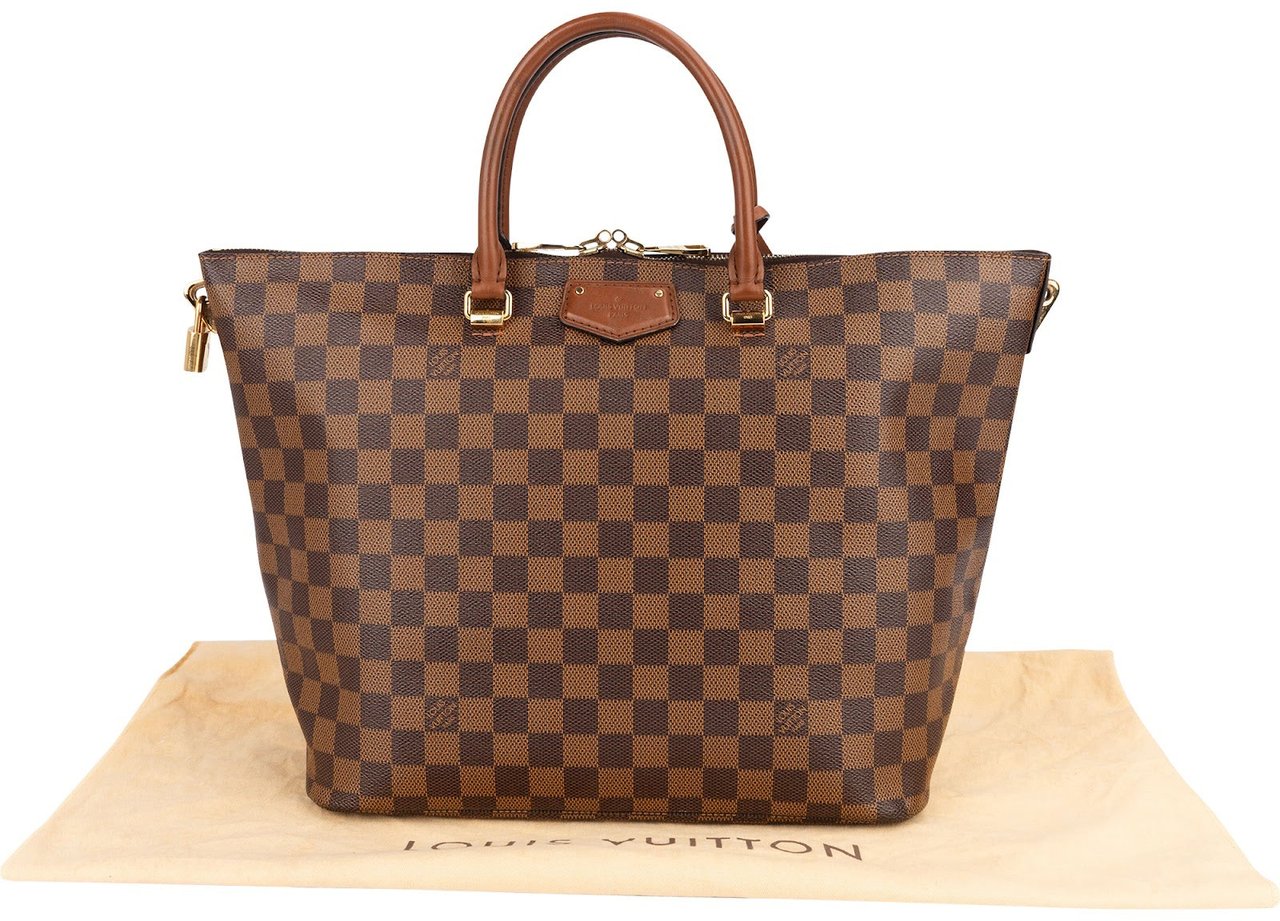 Louis Vuitton Louis Vuitton Monogram Damier Ebene Belmont MM Handbag Bruin