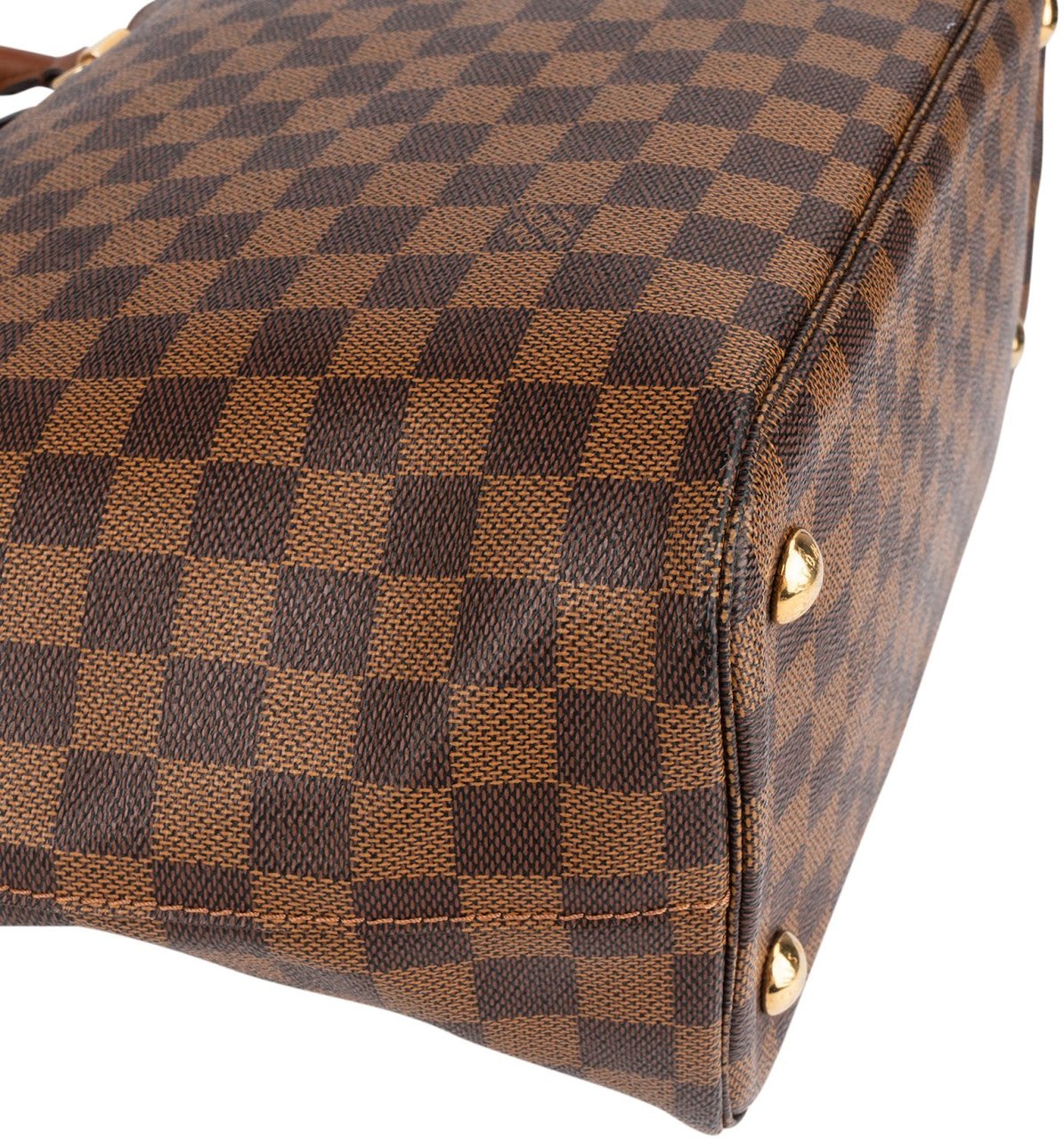 Louis Vuitton Louis Vuitton Monogram Damier Ebene Belmont MM Handbag Bruin
