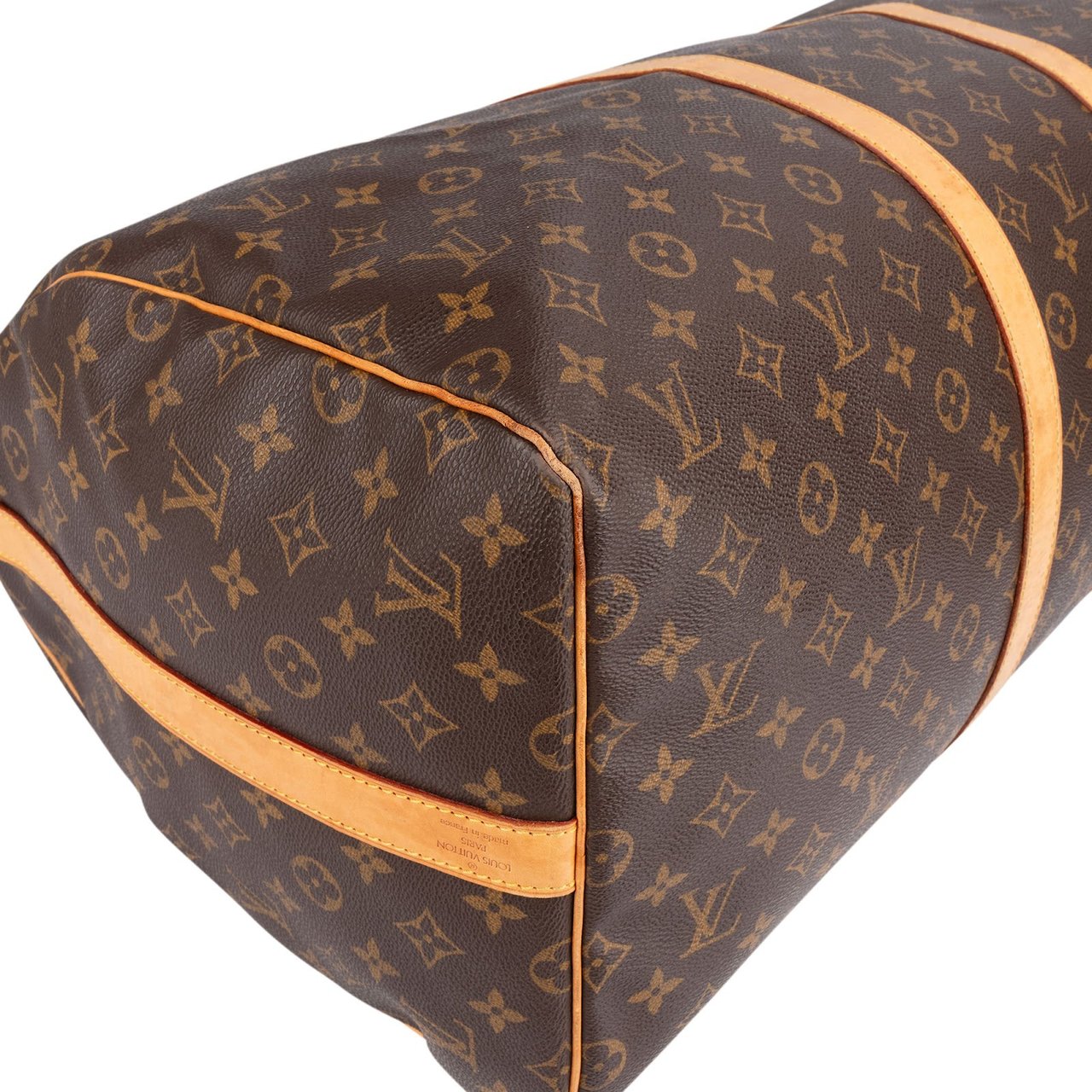 Louis Vuitton Louis Vuitton Monogram Canvas Keepall 55 Bandoulière Travel Bag Bruin