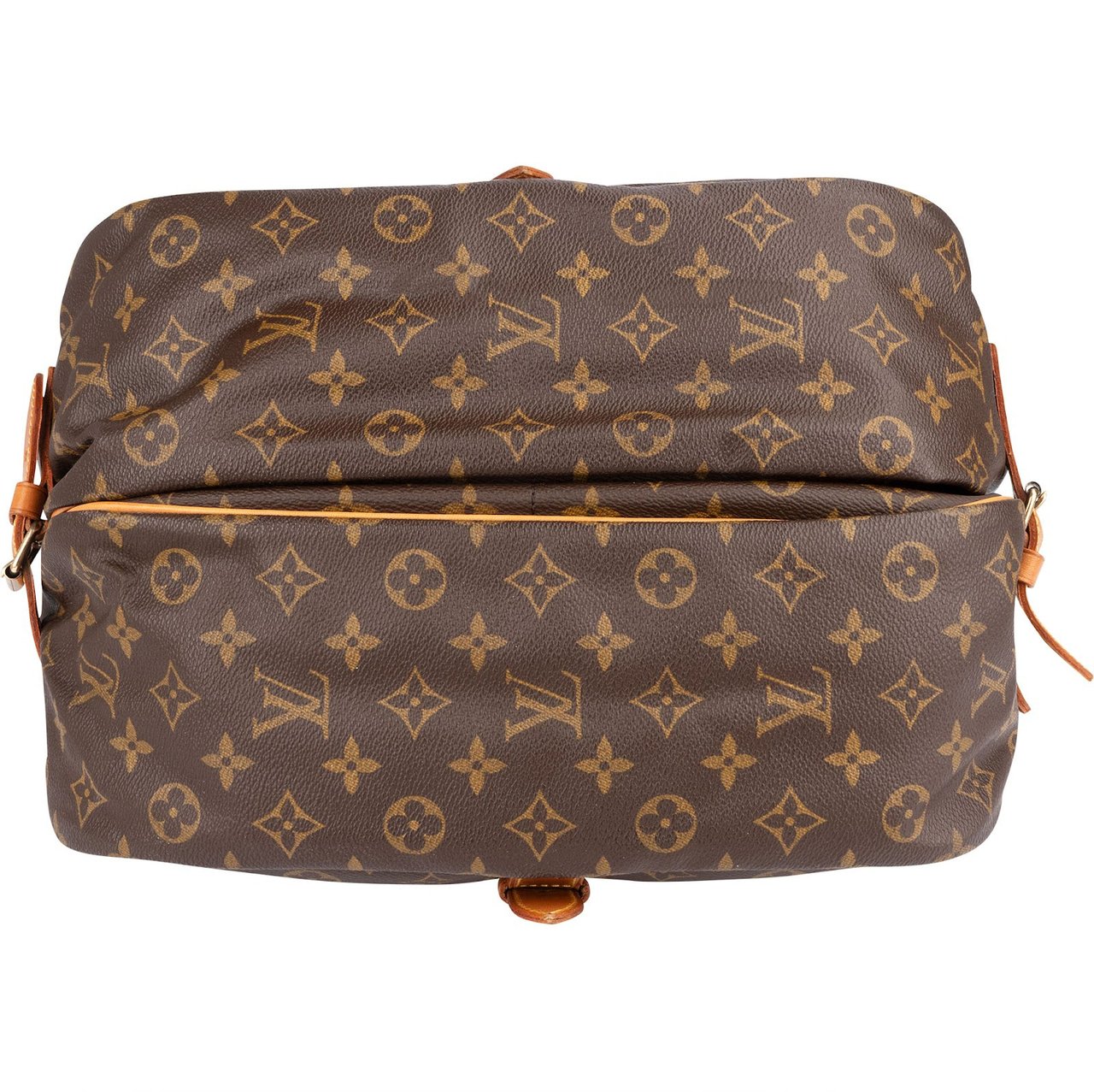 Louis Vuitton Louis Vuitton Monogram Canvas Saumur 35 Crossbody Bag Bruin