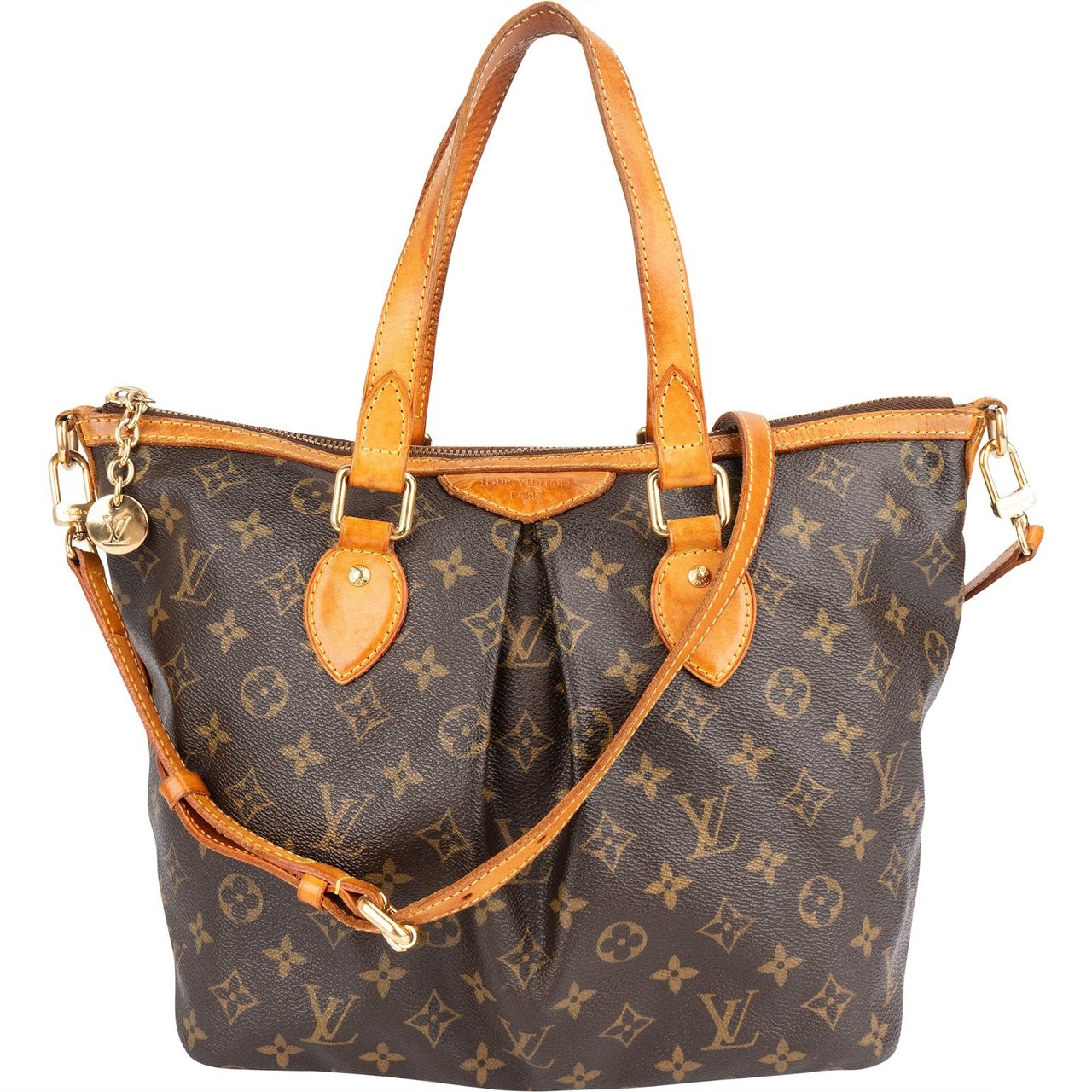 Louis Vuitton Louis Vuitton Monogram Canvas Palermo PM Handbag Bruin