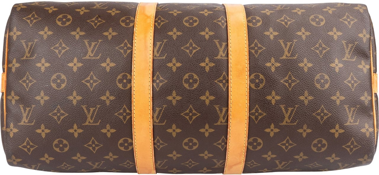 Louis Vuitton Louis Vuitton Monogram Canvas Keepall 45 Bandoulière Travel Bag Bruin