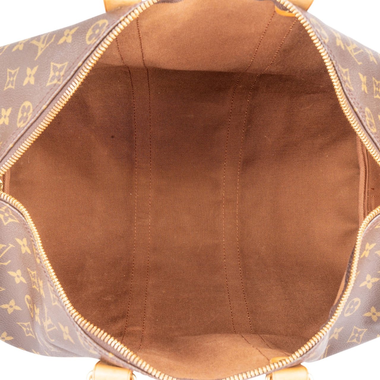 Louis Vuitton Louis Vuitton Monogram Canvas Keepall 45 Bandoulière Travel Bag Bruin