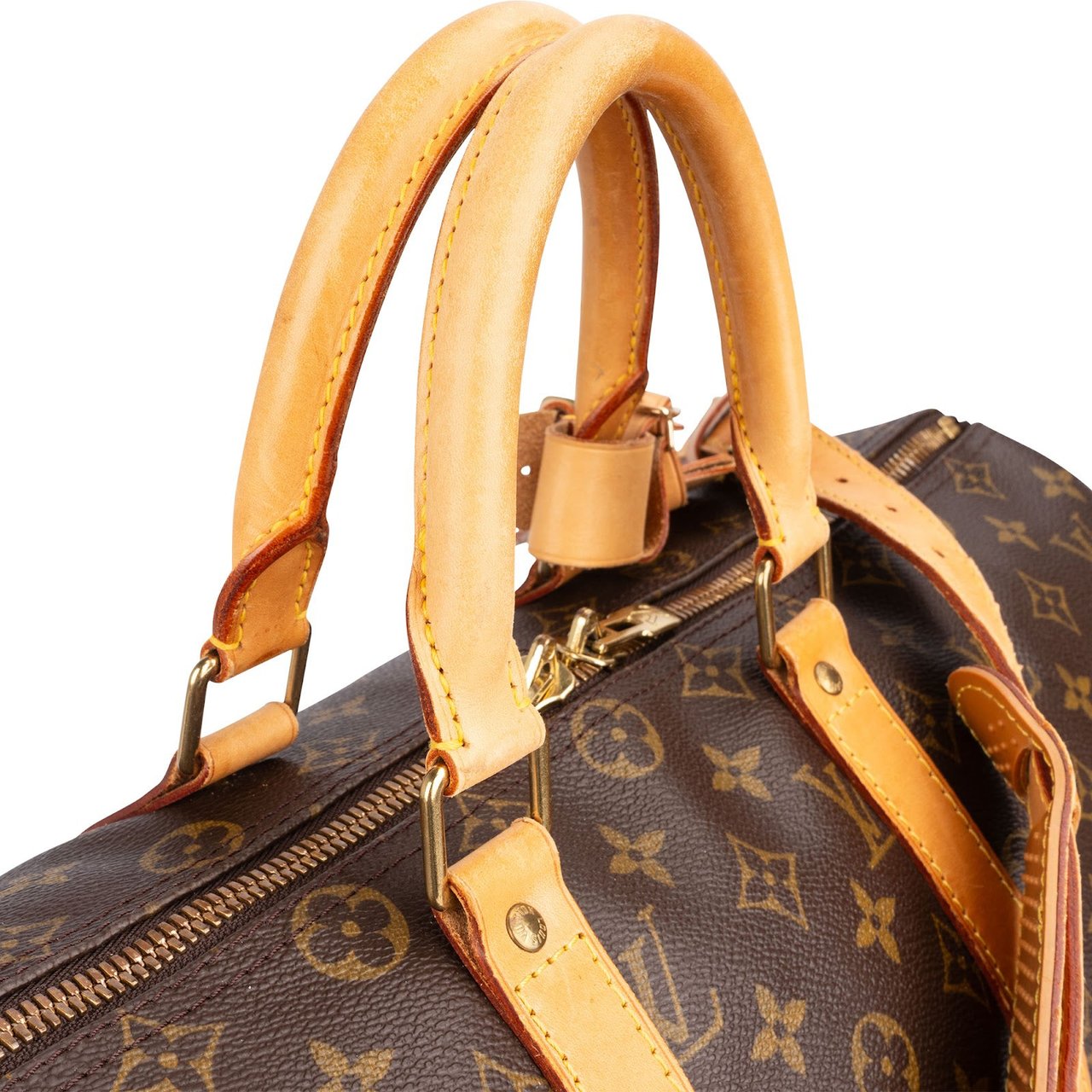 Louis Vuitton Louis Vuitton Monogram Canvas Keepall 45 Bandoulière Travel Bag Bruin