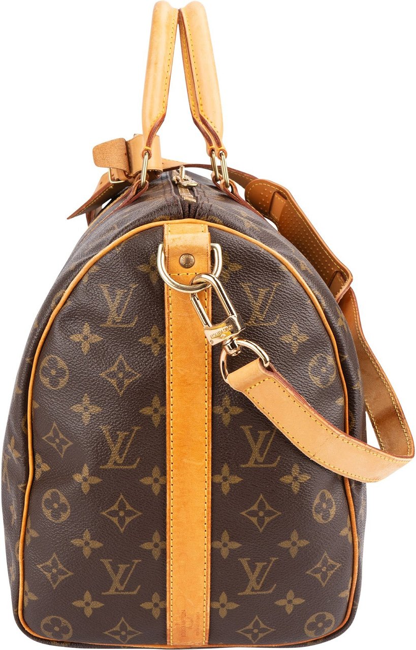Louis Vuitton Louis Vuitton Monogram Canvas Keepall 45 Bandoulière Travel Bag Bruin