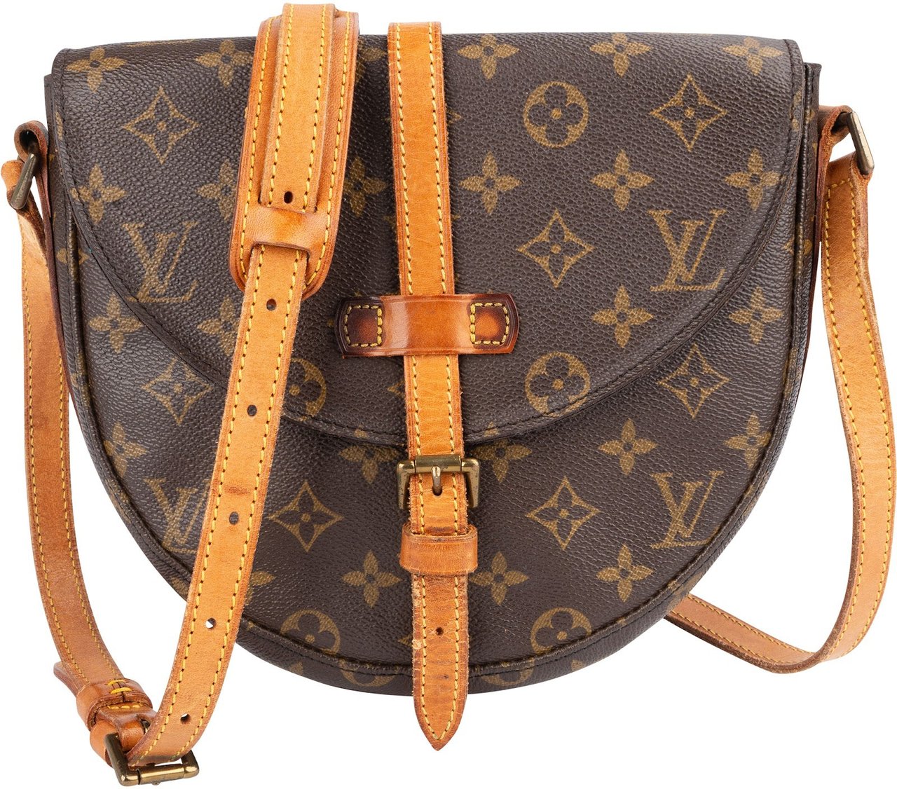 Louis Vuitton Louis Vuitton Monogram Canvas Chantilly MM Crossbody Bag Bruin