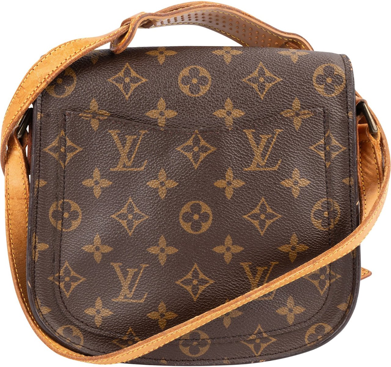 Louis Vuitton Louis Vuitton Monogram Canvas Saint Cloud MM Crossbody Bag Bruin